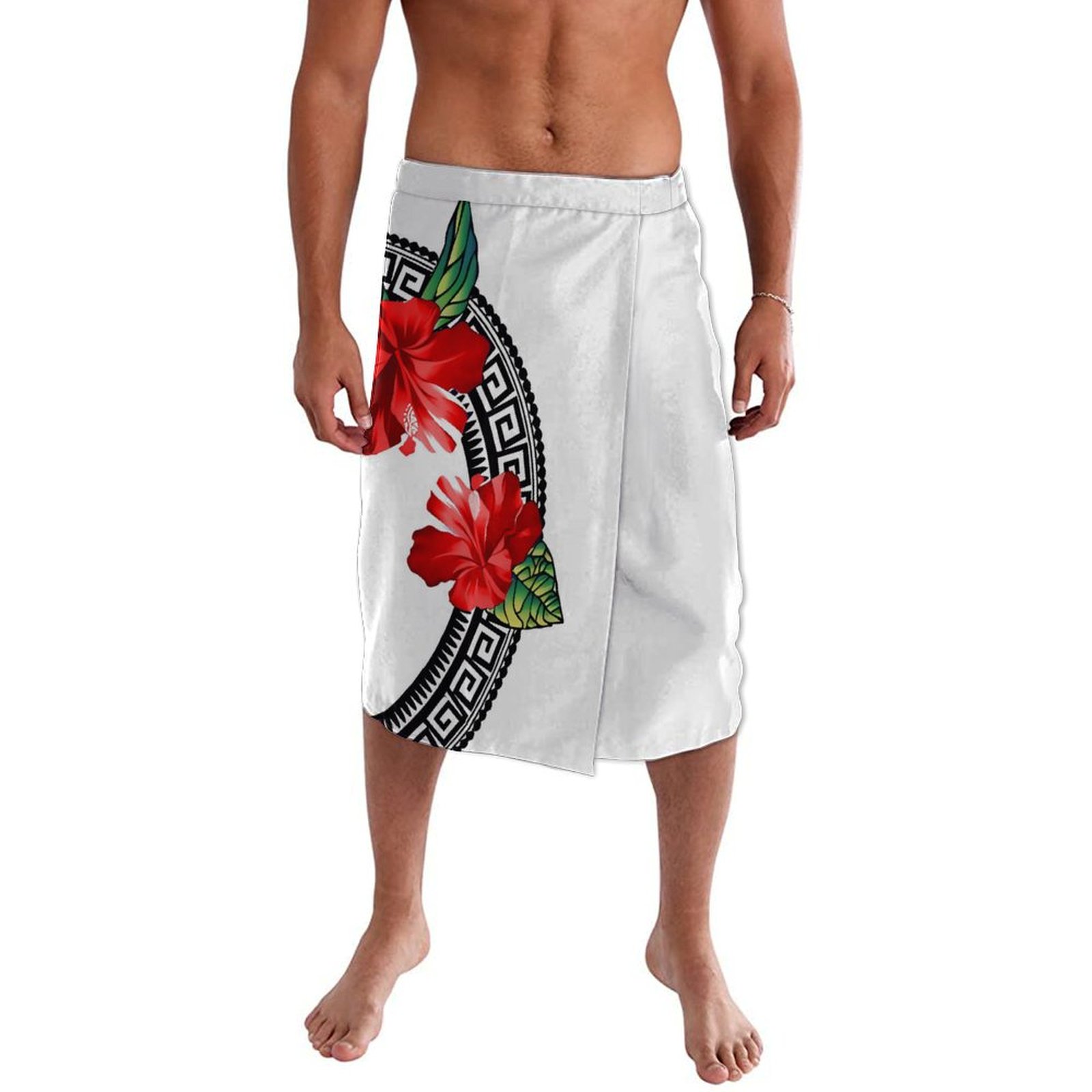 Sarong Men Wrap - Celemek Pantai Polinesia Tradisional Kepulauan Pasifik