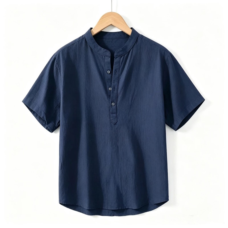 Kemeja Lengan Pendek Pria Musi - Linen Shirt Breathable ulasan dan harga
