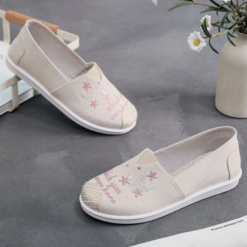 Sepatu Wanita Kawaii Slip On U - Espadrille Slip On ulasan dan harga