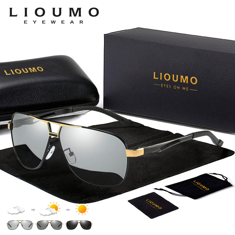 LIOUMO Kacamata Hitam Penerban - Sunglasses Aviator Polarized ulasan dan harga